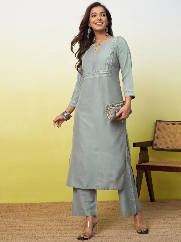 VP 9886 G Women’s South Cotton Kurta Pant Set | 2pcs Kurta Set
